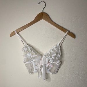 Victoria’s Secret white lingerie